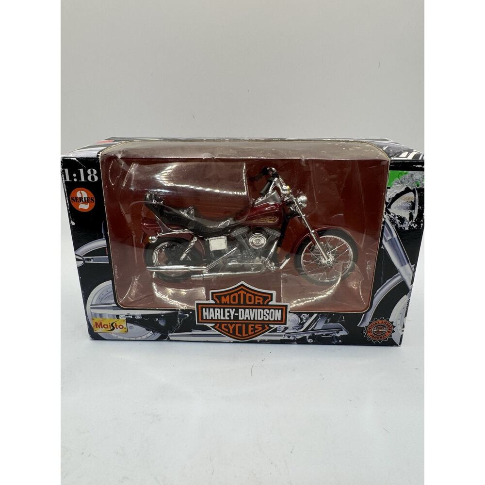 Harley Davidson 1:18 Diecast Motorcycle Maisto Series 2 New In Box NIB